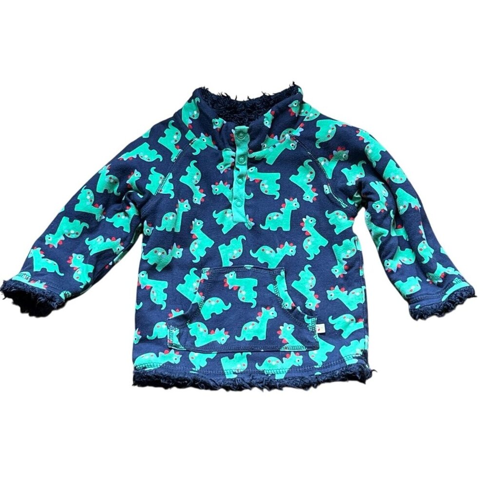 Frugi Dino Little Snuggle Fleece 12-18 Months
